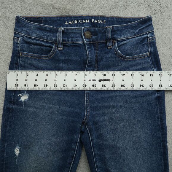 American Eagle Jeans Women's Size 4R High-Rise Jegging Denim 28" Inseam - Picture 9 of 16